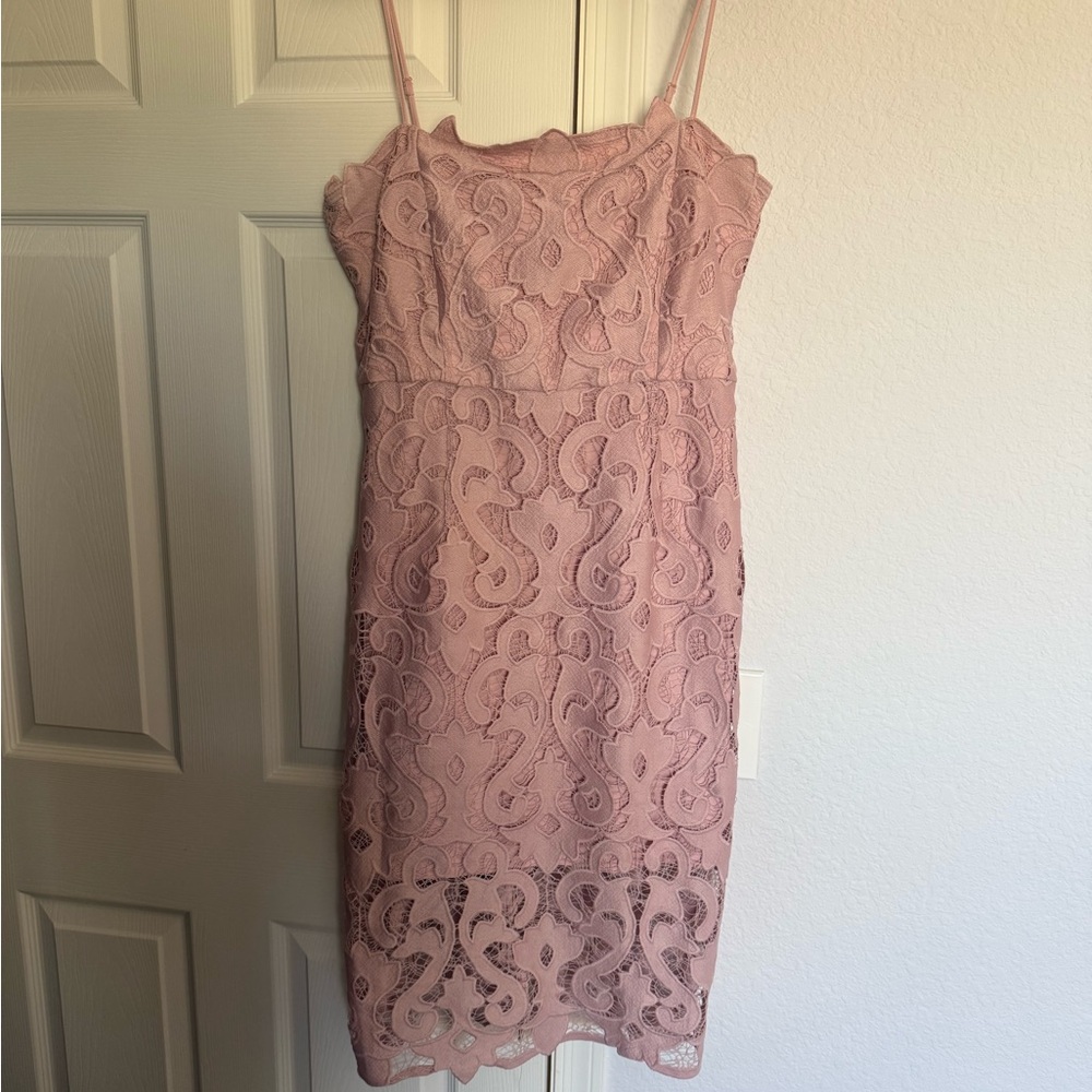 Lace Pink Dress